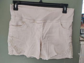 Short blanc Kiabi taille élastique 38