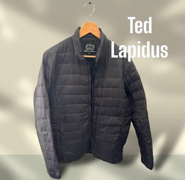 Doudoune noire plumes Ted Lapidus taille M