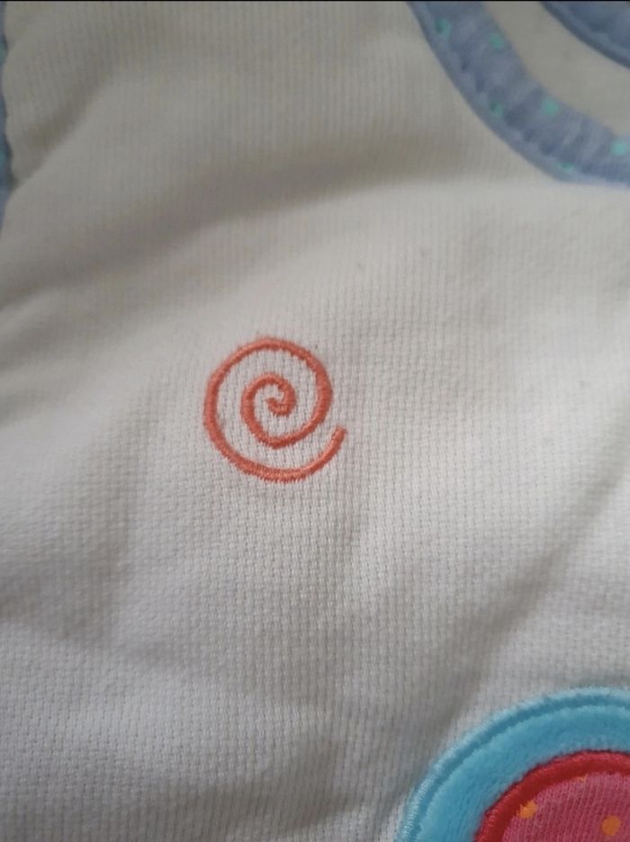 Gigoteuse blanche avec petit motif Nattou 0-3 mois - photo numéro 5