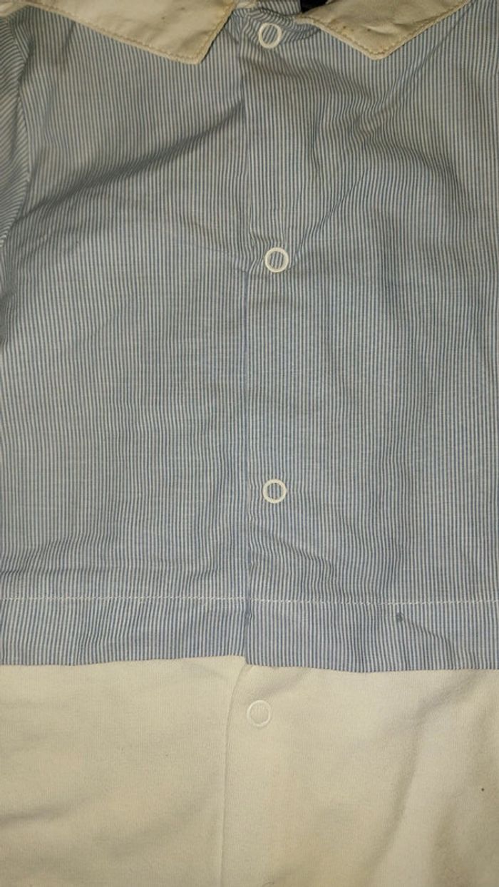 Combinaison/ salopette/ ensemble esprit marin Berlingot neuf avec étiquette 12 mois - photo numéro 10