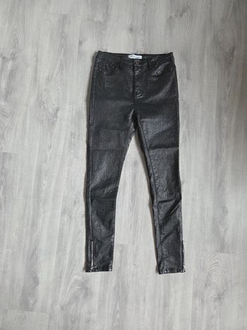 Pantalon simili cuir noir queen hearts paris - taille m
