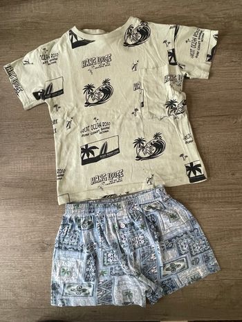 Short + t-shirt 6 ans