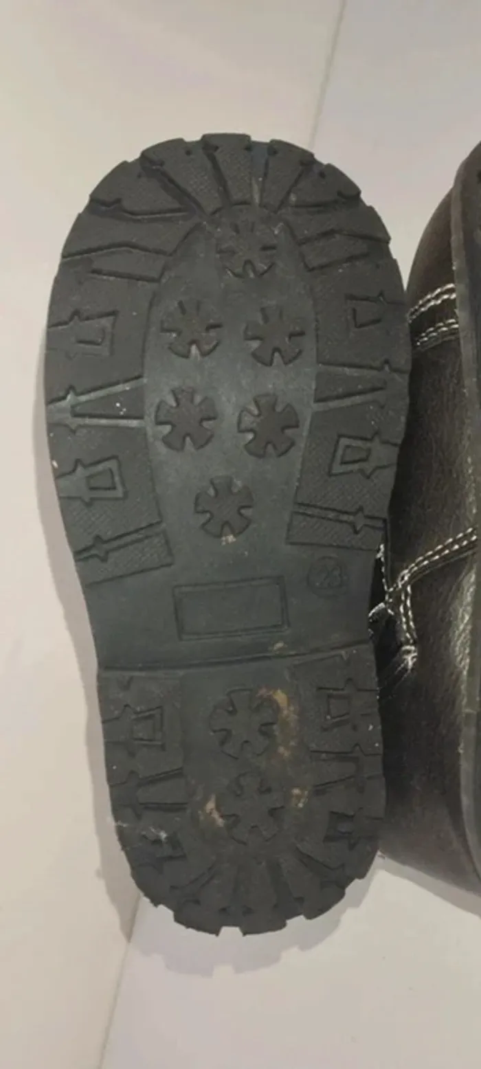 Bottines noires fourrées marque Gémo, taille 23, bon état - photo numéro 8