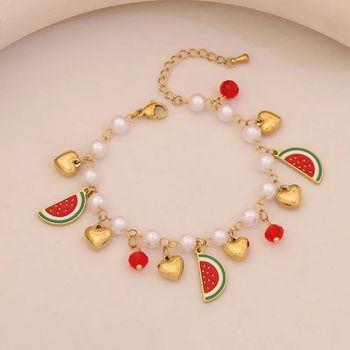 Bracelet pastèque coeur  ✅