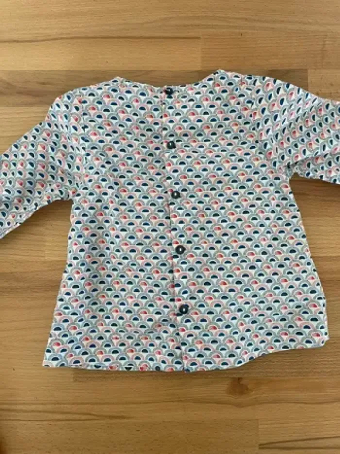 Blouse à motifs 9m 71 cm - photo numéro 3