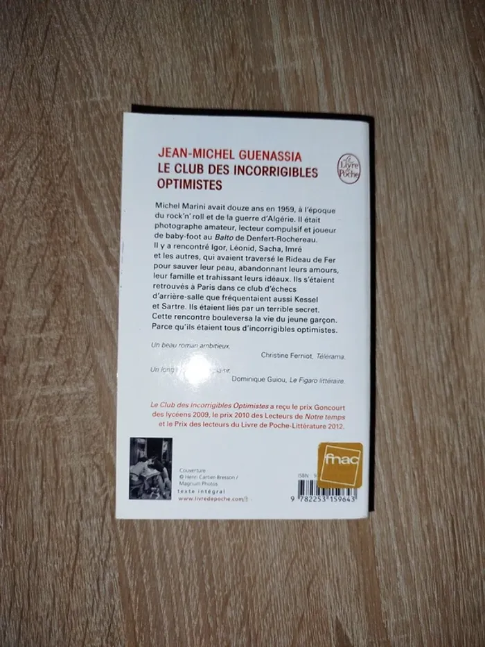 Le club des incorrigibles optimistes - photo numéro 2