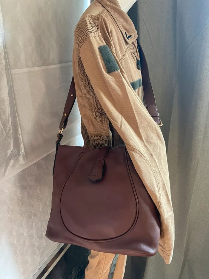 Coup de cœur! Beau sac marron chic Lineca - photo numéro 2