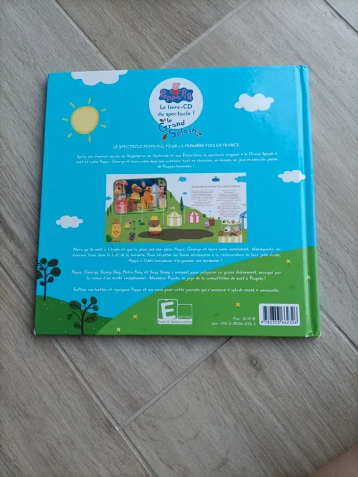 Livre CD Peppa pig Le grand splash - photo numéro 2