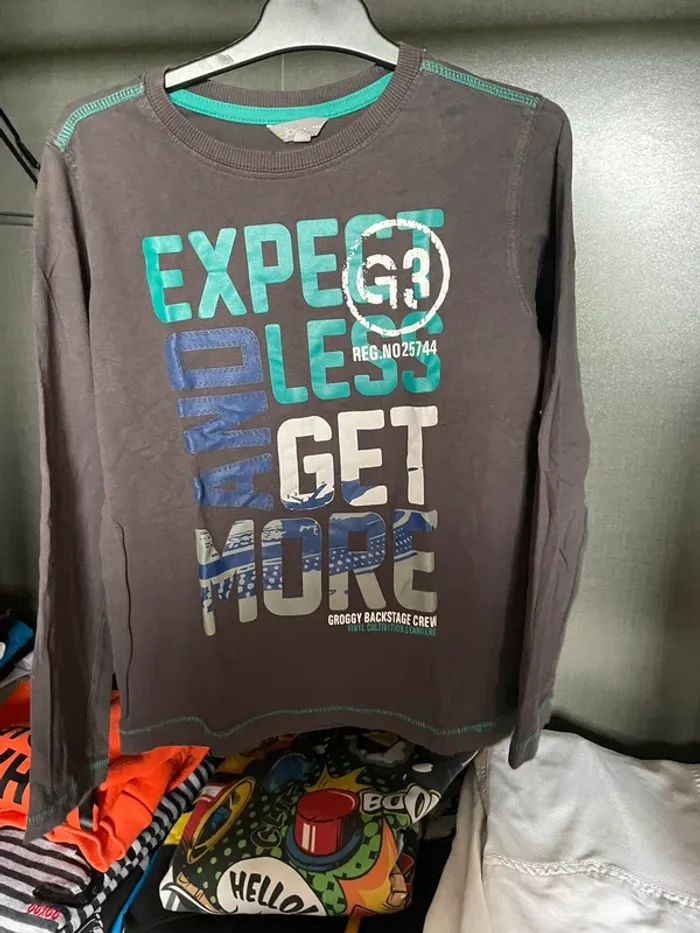 Teeshirt manches longues 10 ans