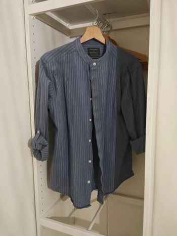 Chemise bleu rayure Primark taille s regular fit