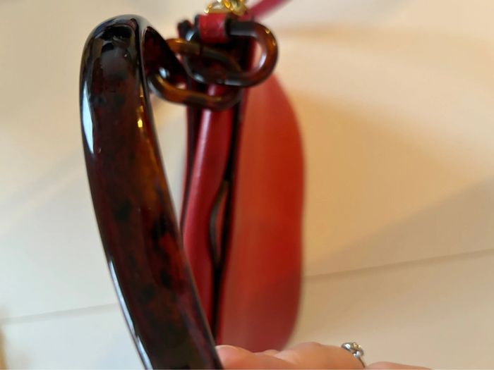 Sac cuir rouge Lovie - photo numéro 4