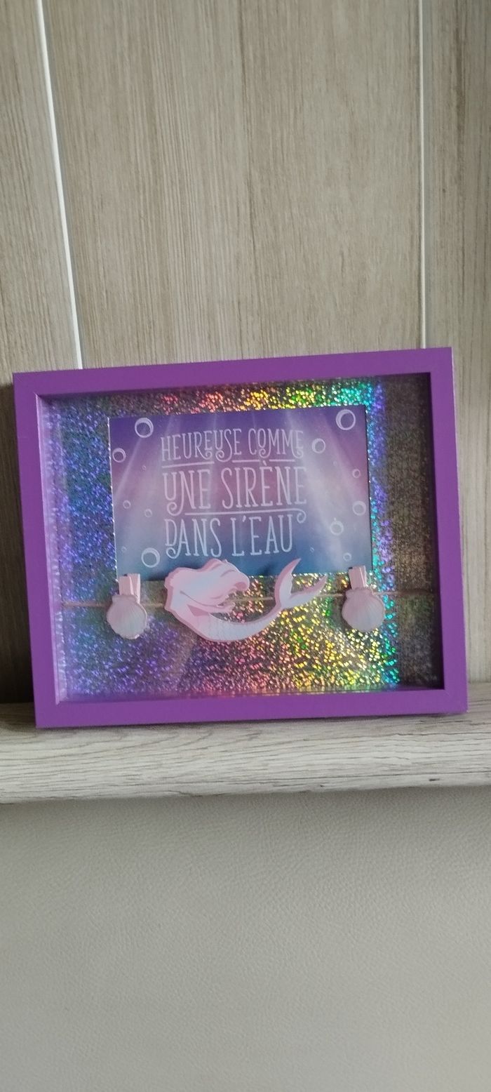 Cadre déco chambre fille