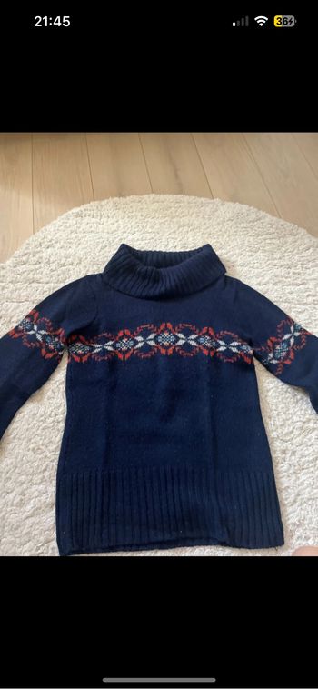 Pull col roulé taille L