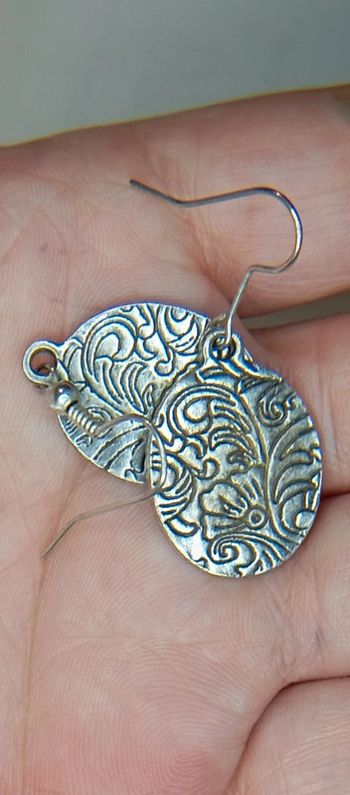 Boucles d'oreilles plates