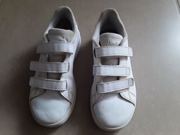 Baskets blanches fille 30 ADIDAS TBE