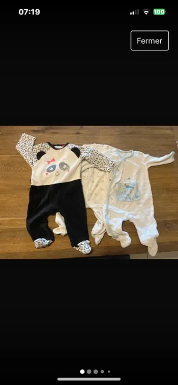 Lot de pyjamas