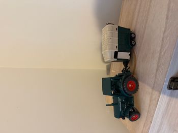  van à chevaux Majorette vintage  TRACTEUR HANOMAG R 45 Vert Foncé/Rouge