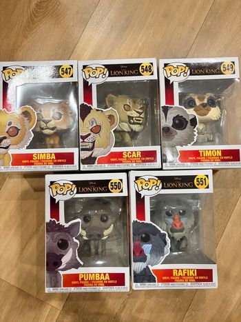 Funko pop the lion king Disney lot 