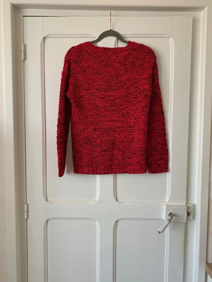 Pull d’hiver tricoté rouge/bordeaux femme - Taille S Jennyfer - photo numéro 2