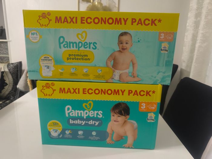 Paquets de couches Pampers Baby dry taille 3