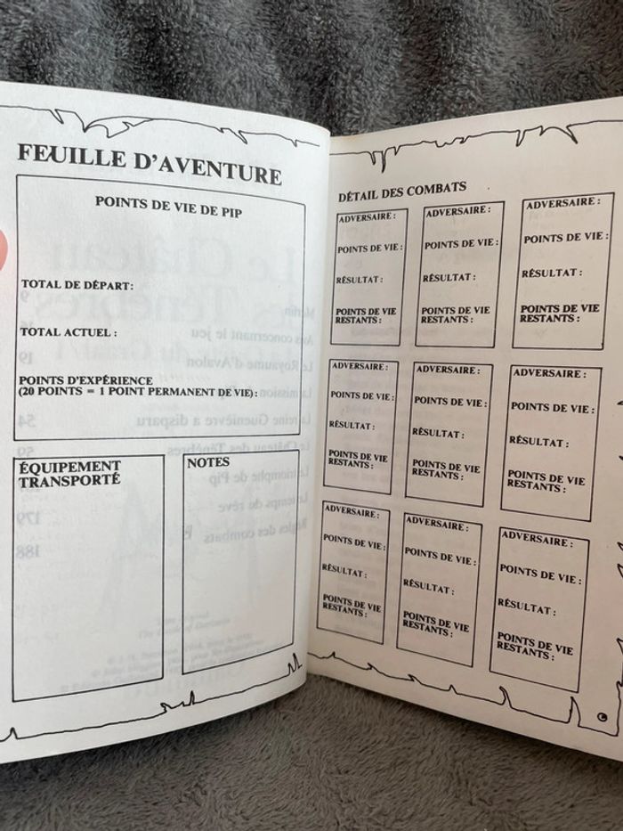 Livre dont vous êtes le héros le château des ténèbres - photo numéro 11