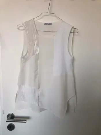Blouse débardeur crème Zara S