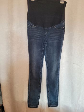 Jean de grossesse super skinny taille haute taille L