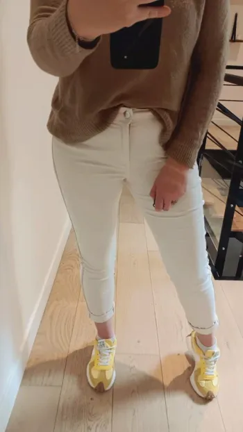 Jeans crème clair