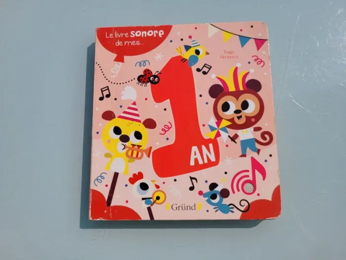 🎁 Le livre sonore de mes 1 an 🎂 Gründ - photo numéro 2