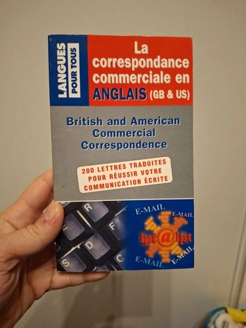 Livre langues pour tous la correspondance commerciale en anglais