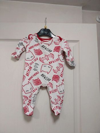 Pyjama bébé garçon 0.3 mois batman