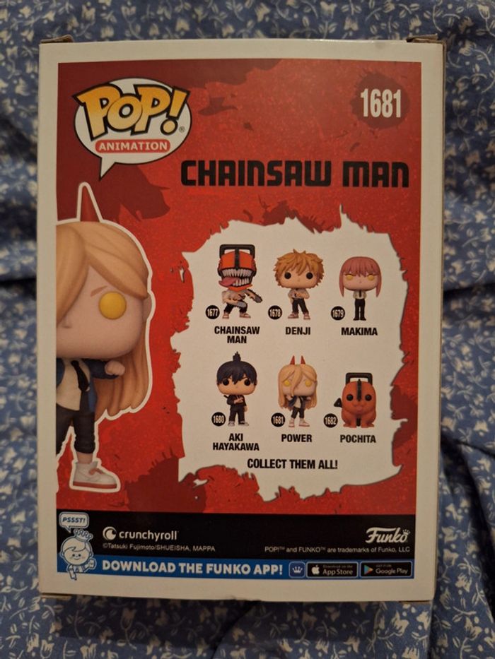 Funko pop chainsaw man power 1681 - photo numéro 2