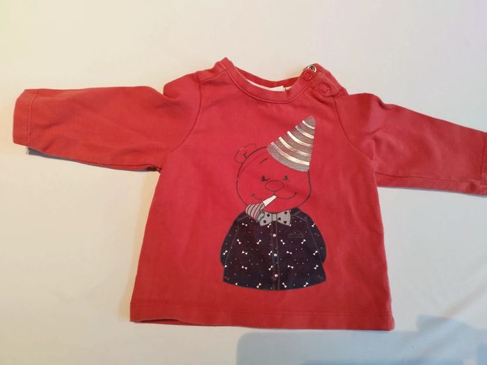 T-shirt manches longues Noukie's 1mois