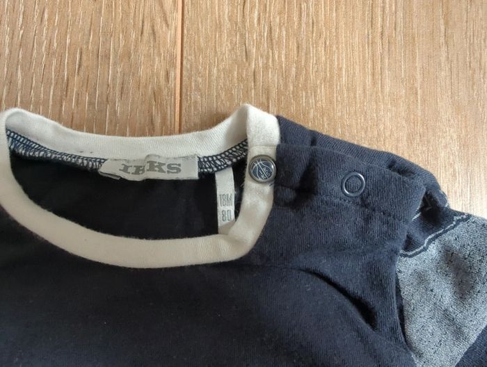 Ensemble salopette jean Tshirt garçon IKKS 18 mois - photo numéro 10