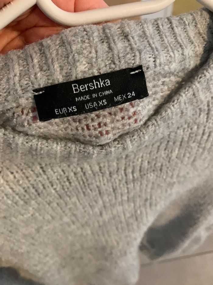 Pull gris - photo numéro 3