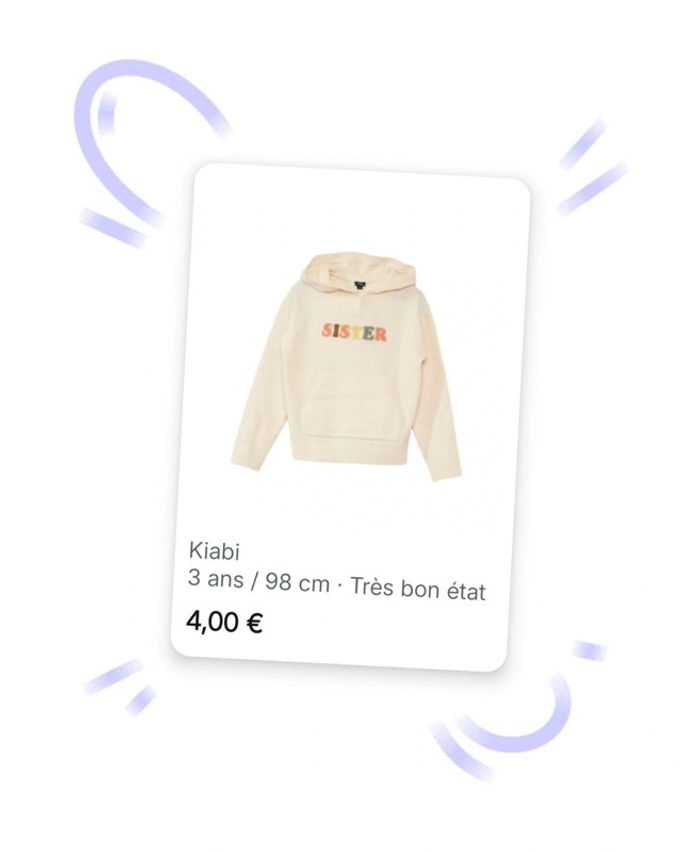 🩷 Pull en maille avec capuche 3 ans Kiabi #emyfleury_36moisfille - photo numéro 1