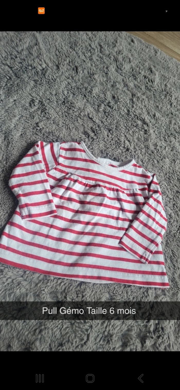 Pull Gémo Taille 6 mois