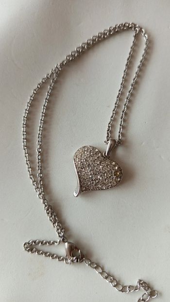 Collier brillant🔸coeur