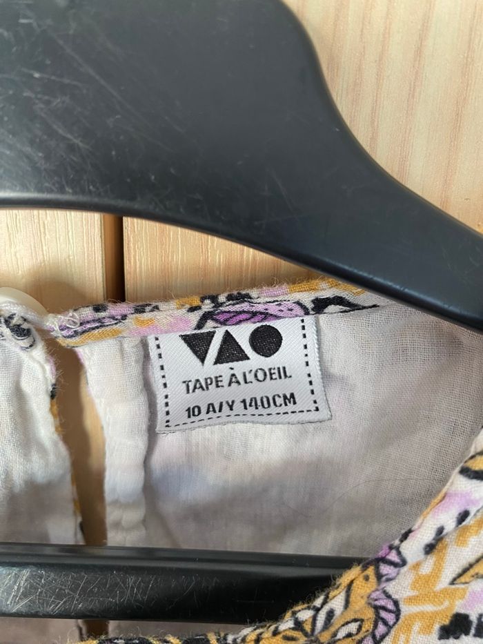 Blouse avec motifs et volants tape à l’œil 10 ans - photo numéro 3