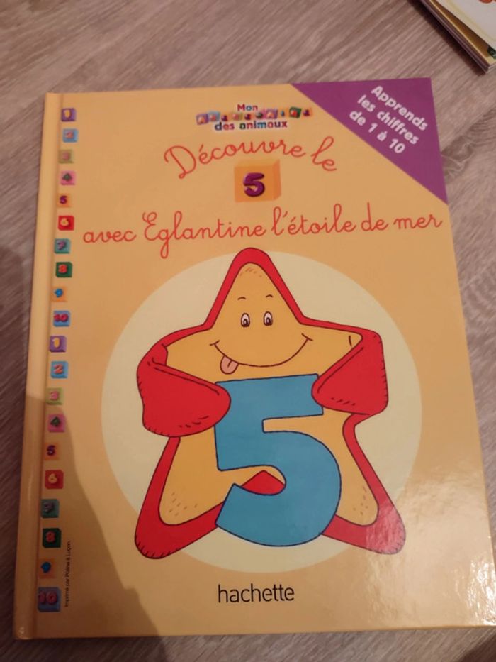 Livre Découvre le 5 avec Églantine l'étoile de mer