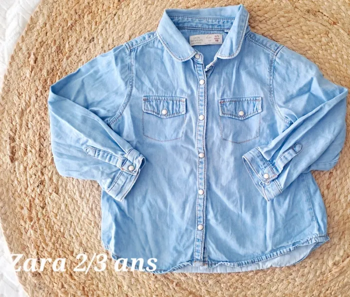 Chemise zara 2/3 ans