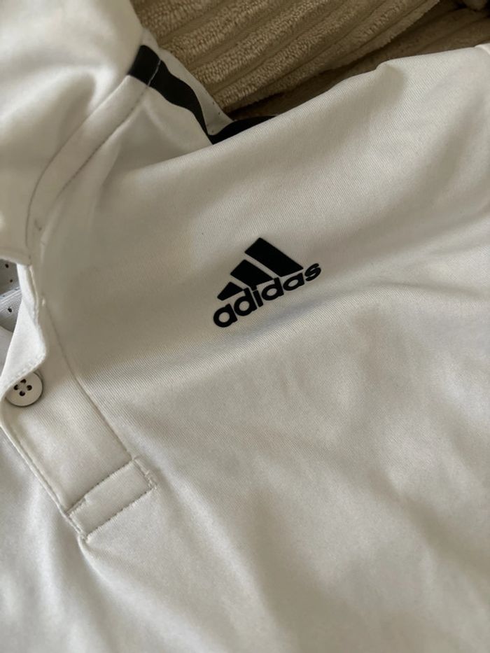 Tee shirt polo de sport adidas - photo numéro 2