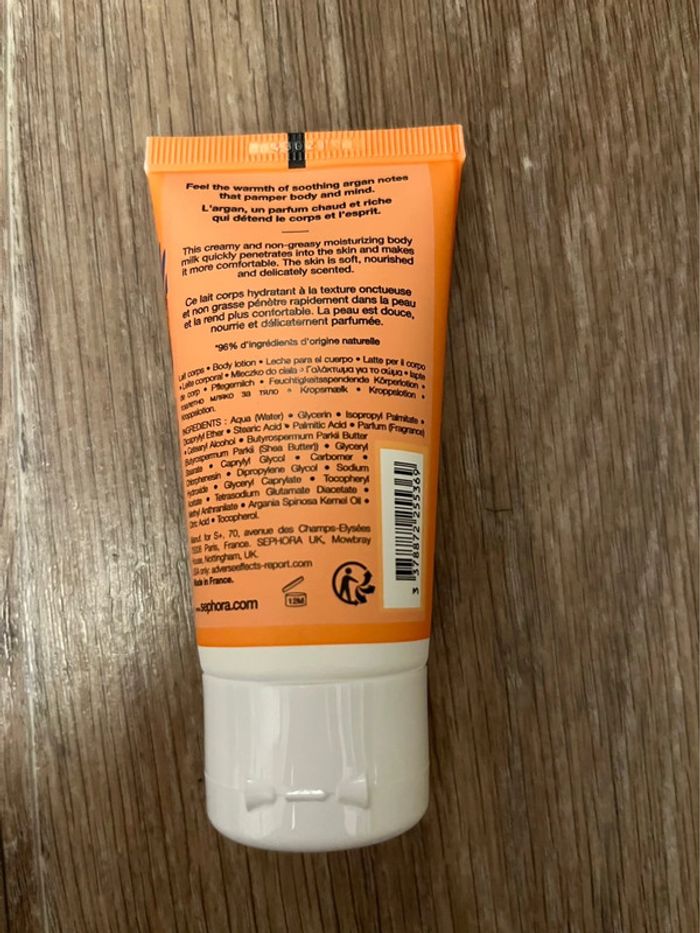 Lait corps hydratant Argan 50 ml Sephora - photo numéro 3