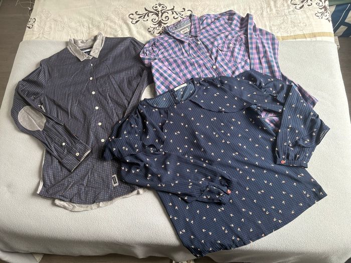 Lot 3 chemises EDC/Tommy Hilfiger/Façonnable - photo numéro 4