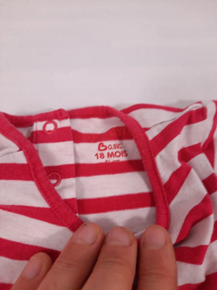 Tee shirt manches longues, DPAM, 18 mois - photo numéro 2