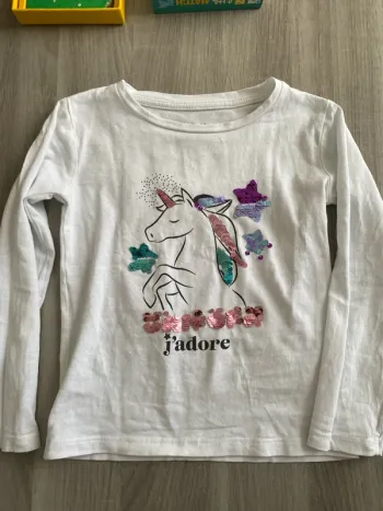 T-shirt manches longues Gémo 4 ans