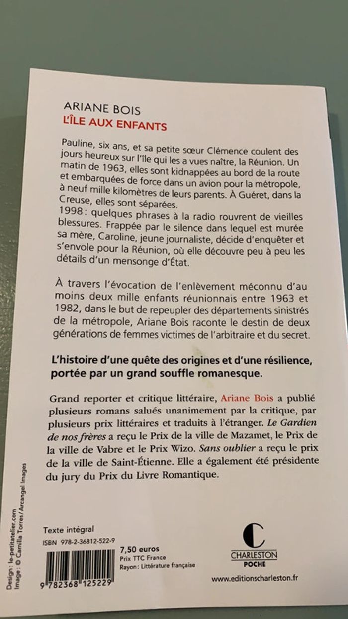 Livre L’île aux enfants - photo numéro 2