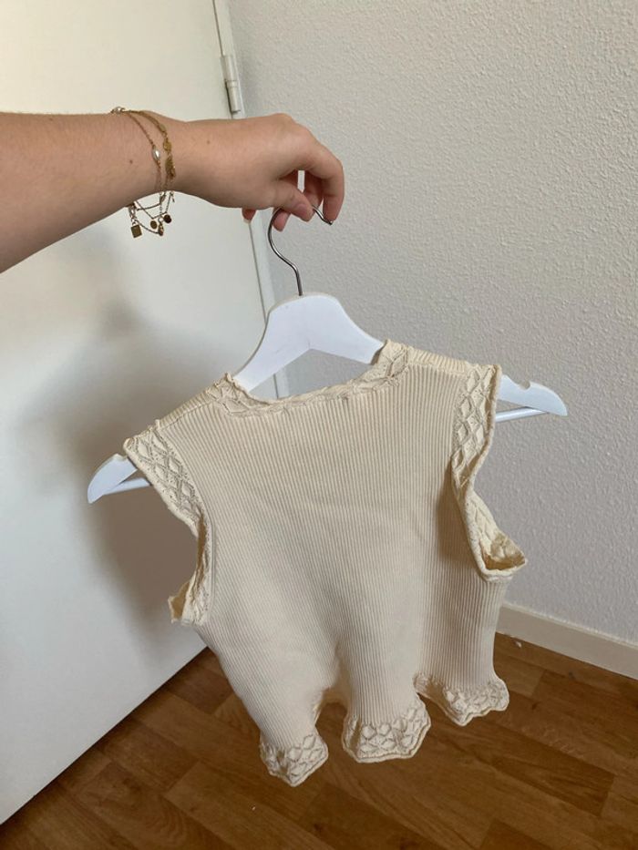 Haut Zara broderies - photo numéro 4