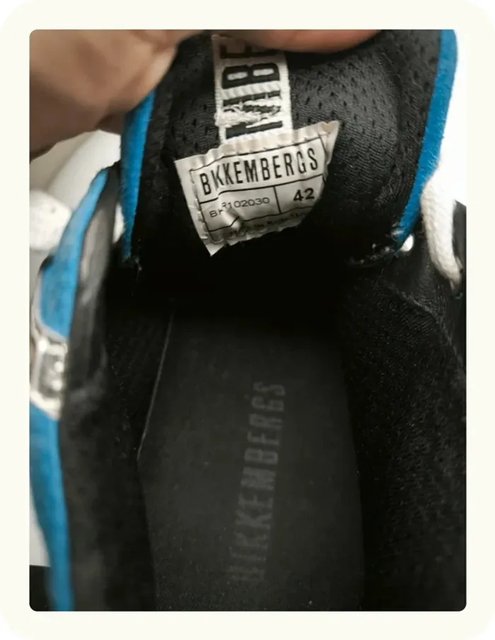 Baskets montantes velours homme Bikkembergs Taille 42 - photo numéro 7