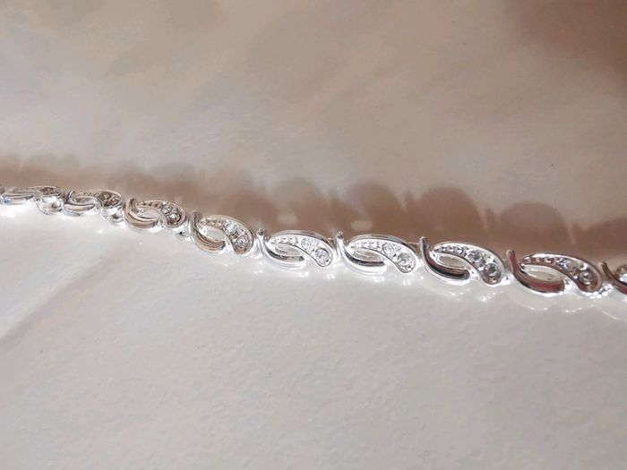 Bracelet argentée et strass - photo numéro 3